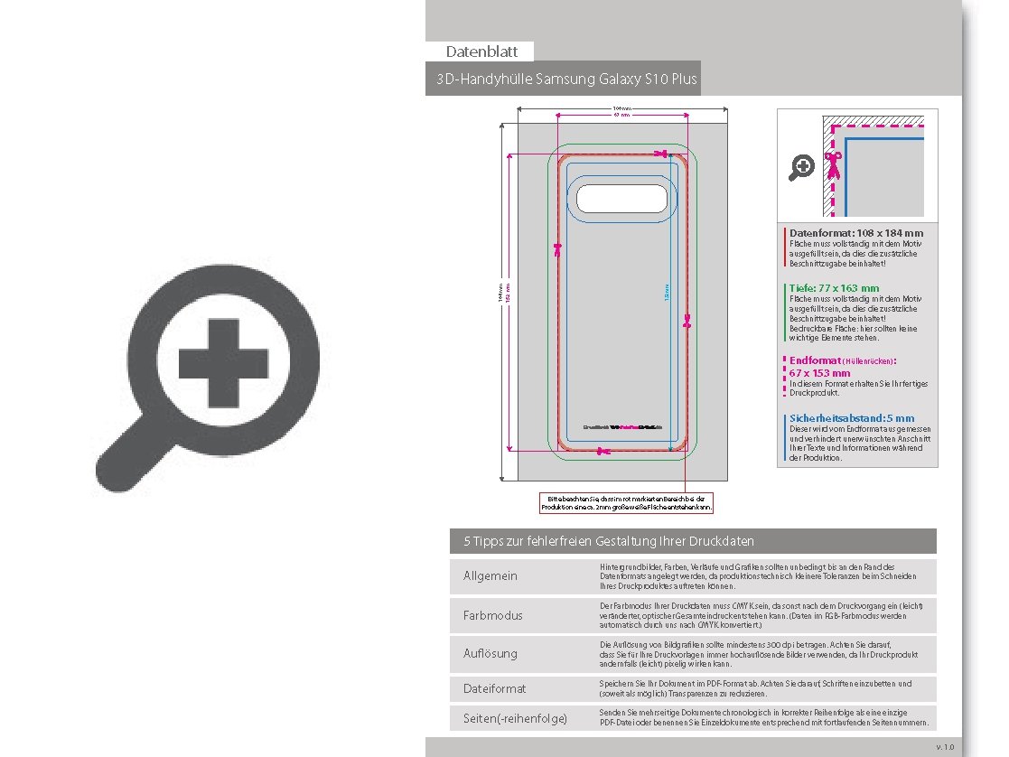 Product Bild standard-handyh__lle_f__r_samsung_s10_plus__4_0-farbig_einseitig_bedruckt